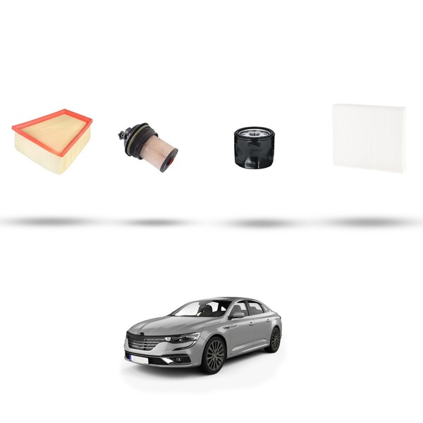 Hoffcar Wartungsset - 4 Filter FüR Renault Talisman 1.5 DCI 81 Kw Ab 2015-image