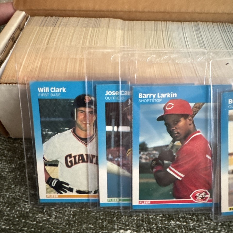 1987 FLEER Baseball COMPLETE CARD SET 1-660 Bonds Bo Jackson+ Rookie up ...