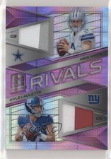 2018 Panini Spectra Rivals Neon Pink Prizm 9/15 Kyle Lauletta Mike White #10 2z8