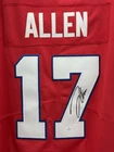Josh Allen Signed NIKE RED Buffalo Bills Football Jersey NFL ALL PRO VSA COA
