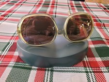 Vtg. France Oversized Sunglasses -W/Original Lens - Frame Is Lite Green lucite
