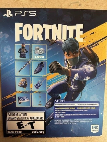 Fortnite Flowering Chaos Bundle Code Key (Sony PlayStation 5) PS5