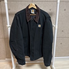 Vintage Carhartt Black Duck Detroit Work Jacket XL Tall USA 90s J97