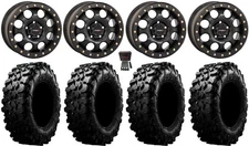 System 3 SB-7 Bdlk 15"Wheels Bk (6+1) 31"Carnivore Tires CFMoto ZForce Z10/Z10-4