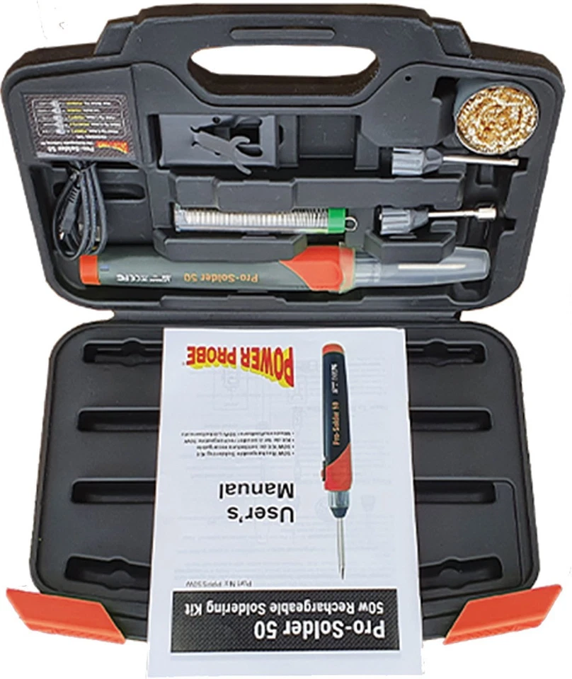 Power Probe PPPS50W Pro-solder 50 Electric Soldering Iron Kit, Rechargeable - Image 3 of 4