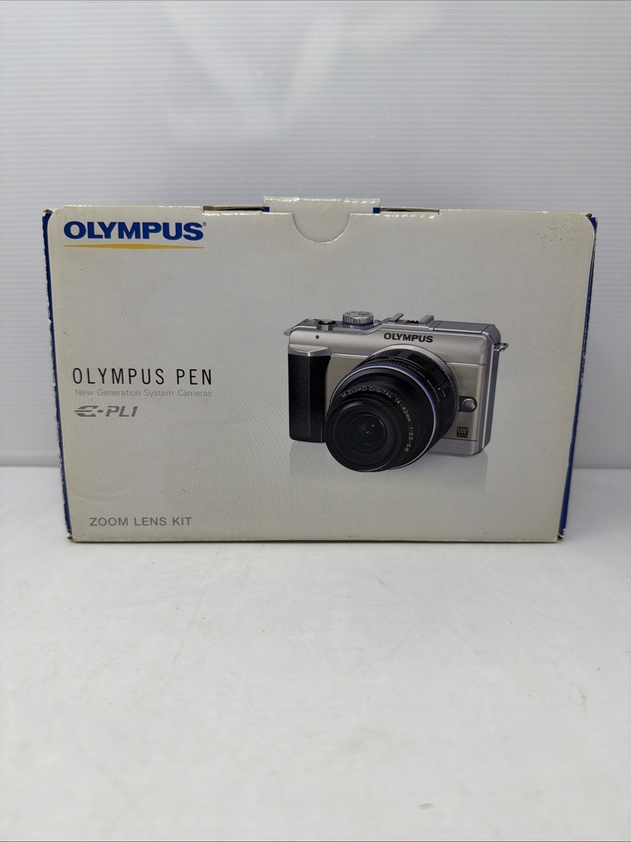 Olympus PEN E-PL1 12.3MP Digital Camera - Black (Kit w/ ED 14-42mm