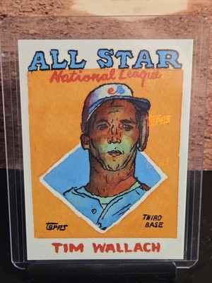2025 Topps Shoebox Treasures #8 Tim Wallach TOPPS LOGO LAMINATE /35 Friedman