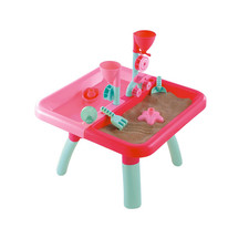 Early Learning Centre Pink Sand and Water Table with Lid and Accessories