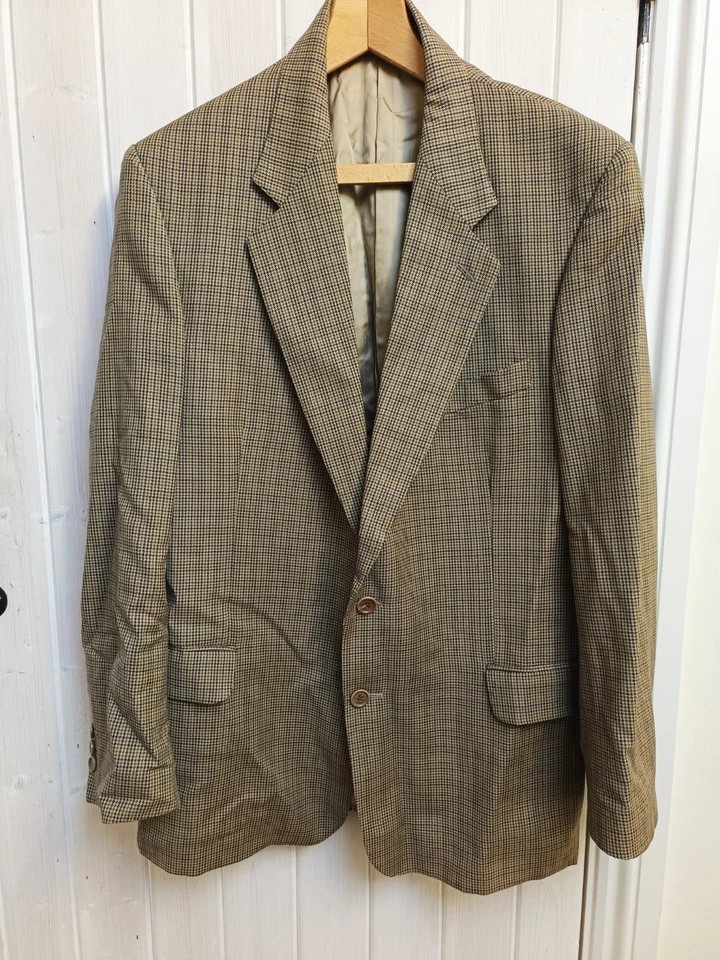 Vintage Jaeger Mens Jacket Tweed Size 54R Wool - Image 2 of 4