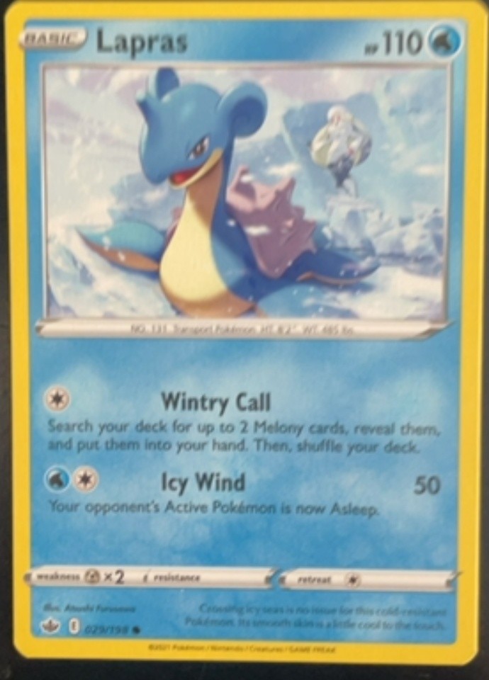 Lapras Chilling Reign 29/198