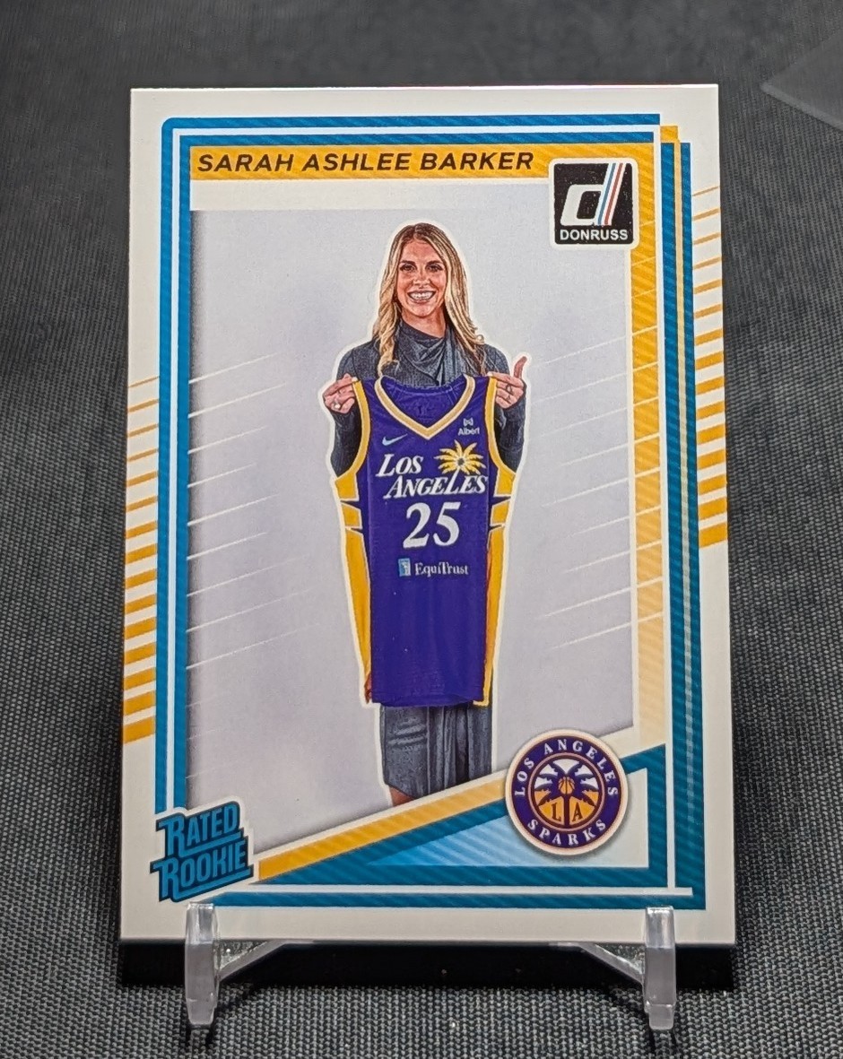 Sarah Ashlee Barker Rated Rookie RC 2025 Donruss WNBA Basketball Card 100 Sparks