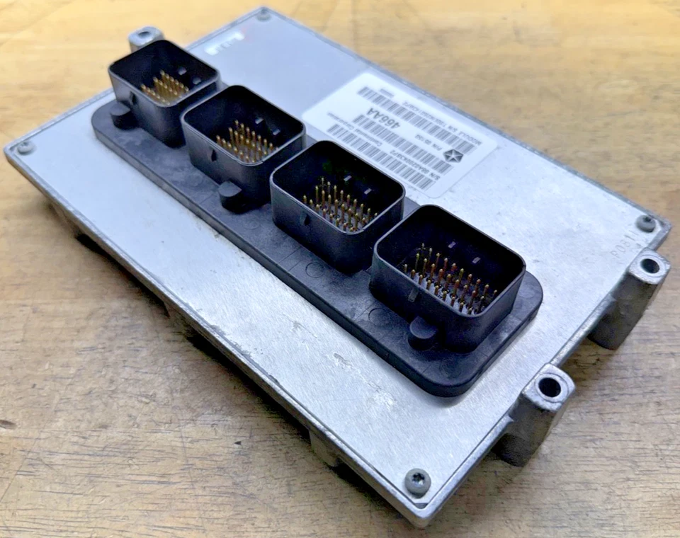 2008-09 Jeep Wrangler Liberty ECM Engine Computer Control Module PCM 5150466AA - Image 3 of 4