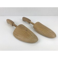 VTG Mens Shoe Trees Shapers Stretchers Adjustable Cedar Wood Size 5