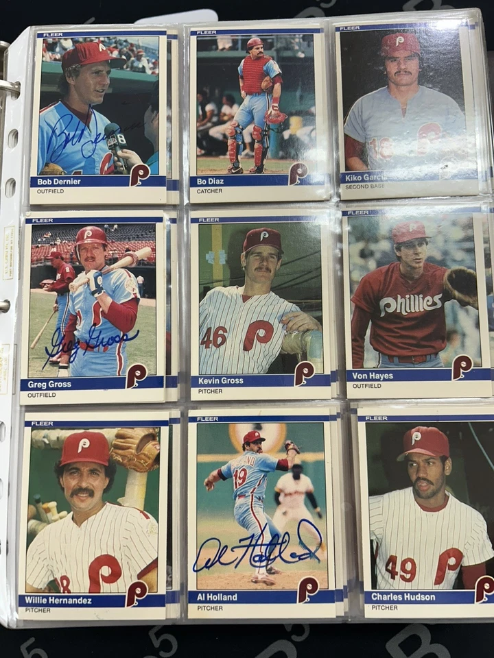 Juego completo de béisbol Fleer 1984 1-660 Mattingly Strawberry R/C. Juego tiene 8 coches Foto 4 de 4