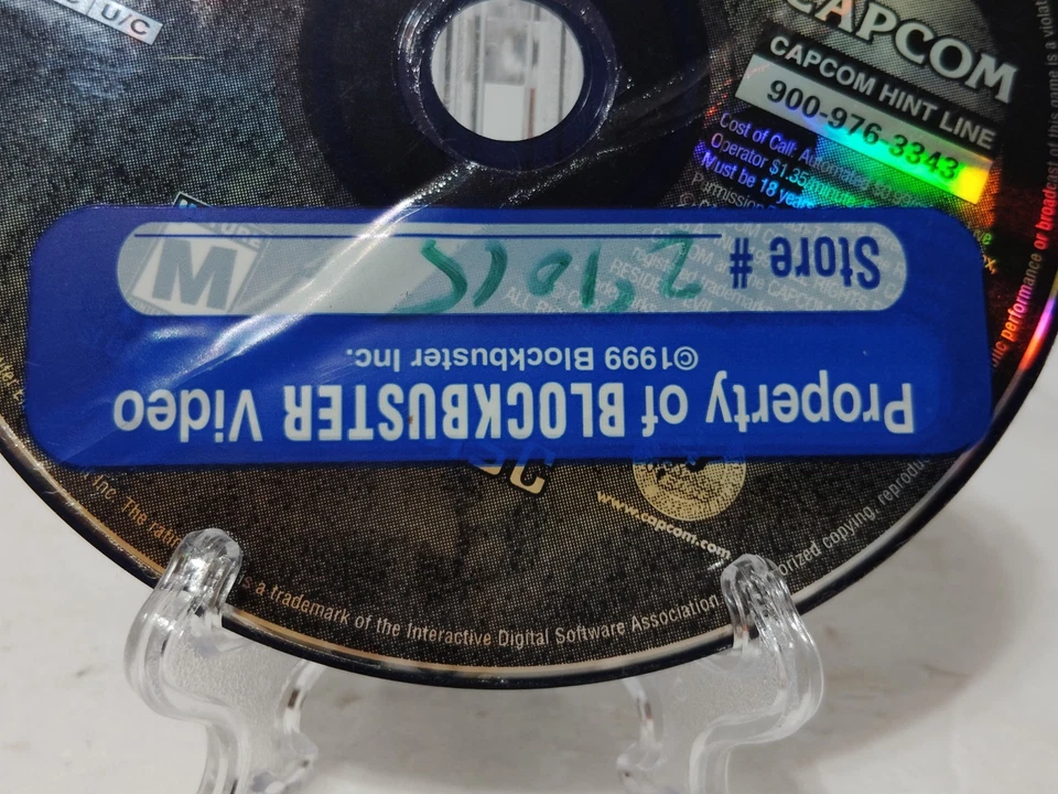 Resident Evil 3: NEMESIS Sony PlayStation 1999 PS1 DISC Only TESTED Blockbuster - Image 2 of 4