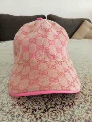 Gucci Cap Pink Größe M verstellbar GG Kappe Monogramm Baseball Hut