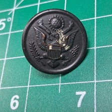 Vintage Waterbury Button US Army Great Seal Eagle & Shield Bronze Button
