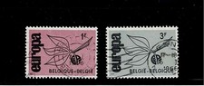 Belgium Scott #636-37, Singles 1965 Complete FVF Used