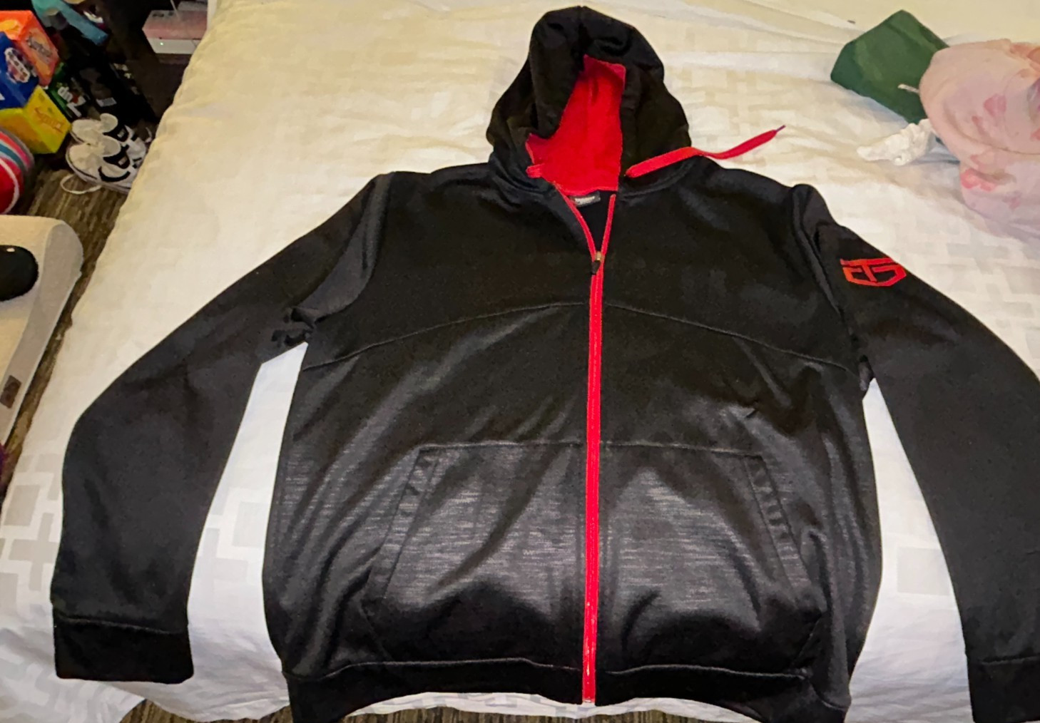 Mens Tapout Full Zip Hooded Jacket Size XL