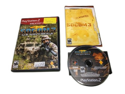 SOCOM 3 US Navy Seals [Greatest Hits] Sony PlayStation 2 Complete in Box