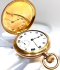 ANTIQUE  SWISS MADE  15 JEWELS   FULL HUNTER POCKET WATCH DENNISON   NOT WORKING