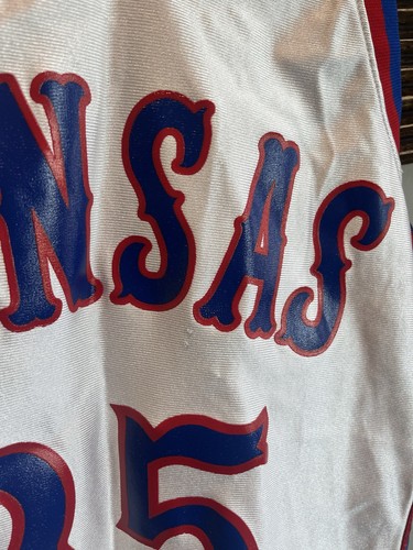 Vintage KU Kansas Jayhawks Basketball Jersey Size 36 - Picture 4 of 6