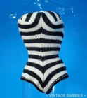 1993 REPRO Ponytail Barbie Doll #850 Zebra Swimsuit MINTY ~ Vintage 1960's