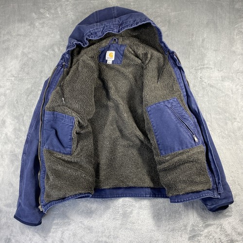 Carhartt Duck Jacke Sherpa gefüttert Damen Größe XXL 20 Faded Distressed 104292 - Bild 7 von 17