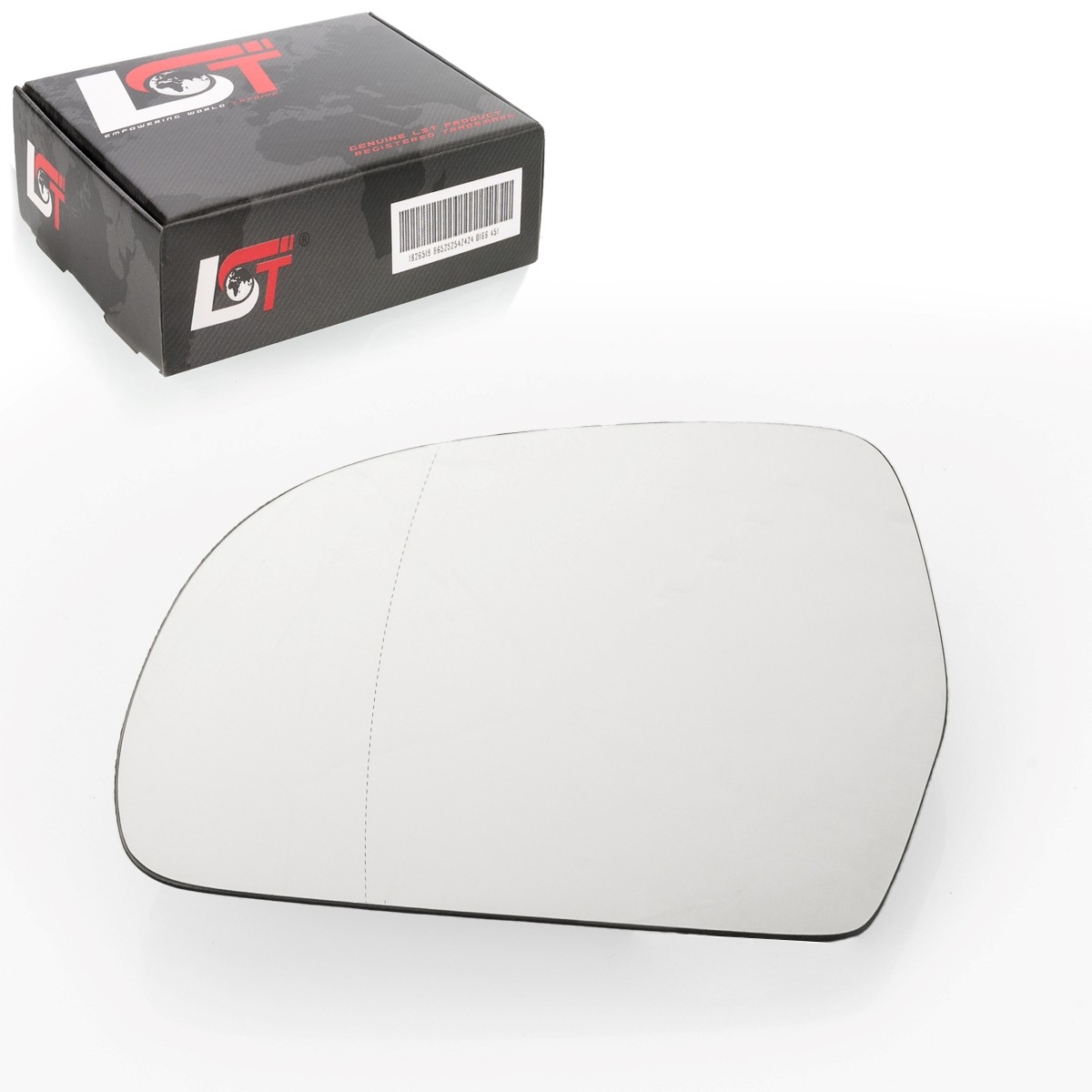 Exterior Mirror Glass Adhesive Aspherical Left for Audi A8 4E 2007-2010