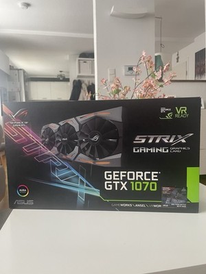 ASUS GeForce GTX 1070 8GB GDDR5 PCIe Grafikkarte mit HDMI DVI DP  