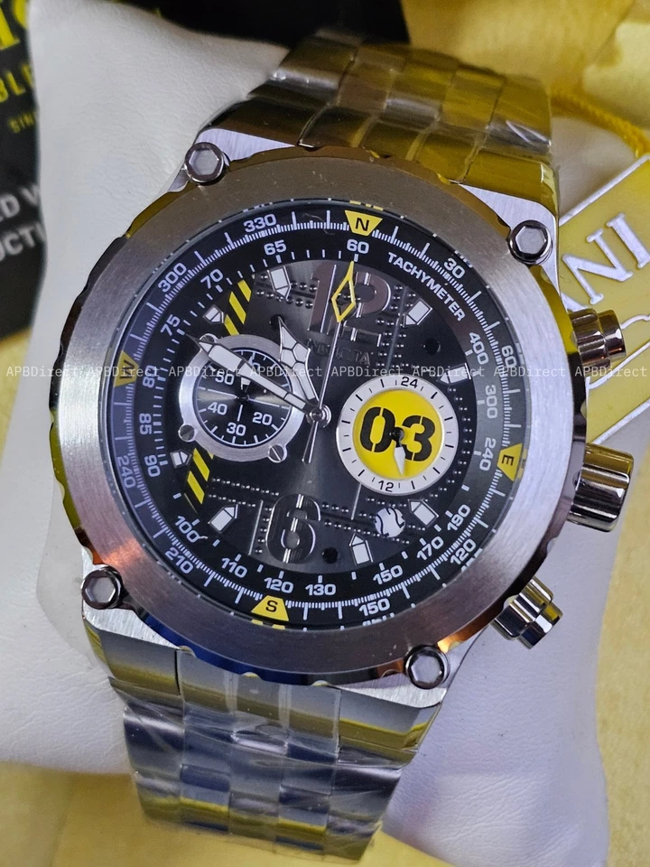 Invicta - AVIATOR - Chronograph 100m WR - TRITNITE Lume - Quartz - mens watch  - image 3 of 4