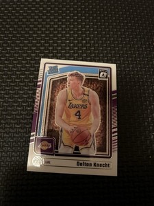 2024-25 Donruss Optic #256 Dalton Knecht Blue Shimmer #/75