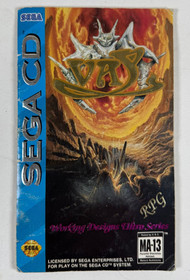Vay (Sega CD, 1994)  CIB W/ Manual  Map Foam Tested