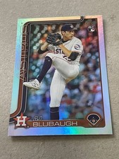 2025 Topps Update Series - AJ Blubaugh #US177 Rainbow Foil (RC)