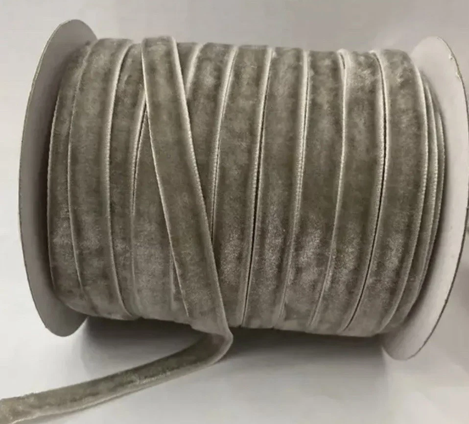 Christmas Black and Silver velvet ribbon 10mm wide 4x 5m Lengths  20m total - Image 2 of 3