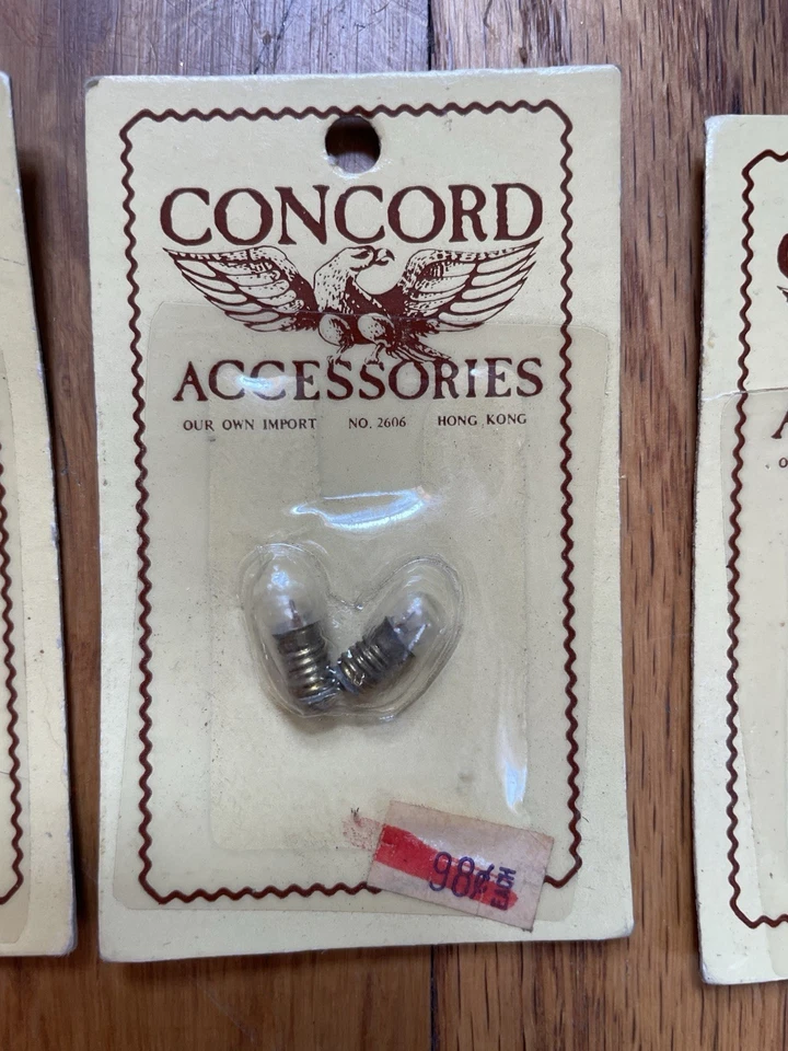 Lot Of 10 Sets Dollhouse Replacement Bulbs Lighting Concord Miniatures NOS - Image 3 of 3