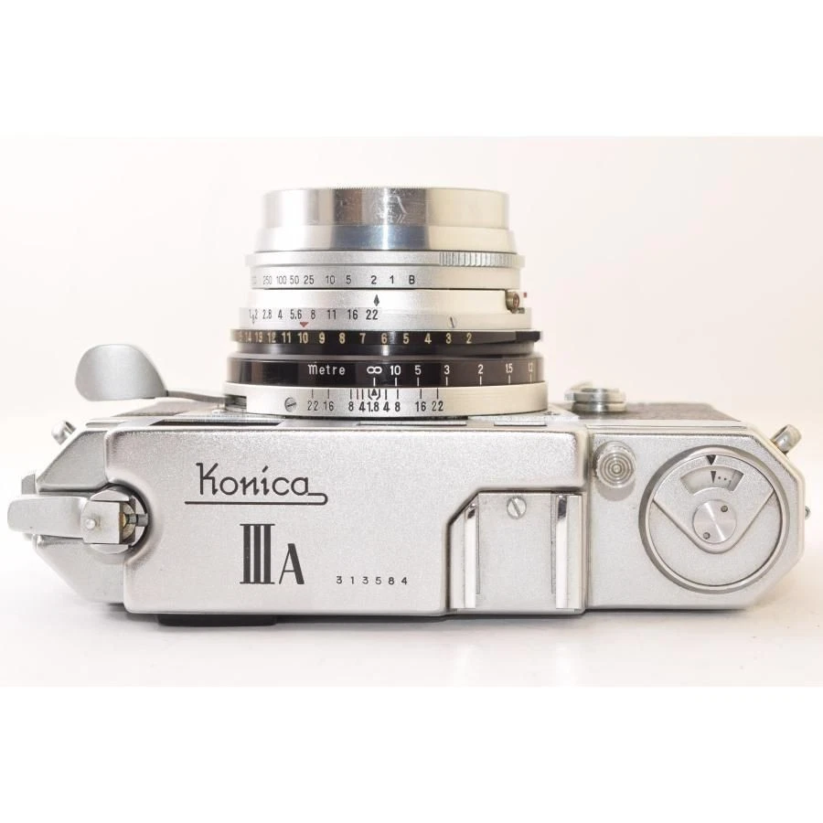 Câmera Telêmetro Konica IIIA Hexanon 50mm F1.8 - Falhas do Obturador Lente Fungo - Imagem 3 de 4