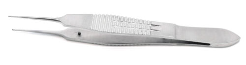 10 piezas Nuevos fórceps oftálmicos castroviejo 4" Sutura 0,3 mm Atar 1x2 Micro Dientes - Imagen 2 de 7