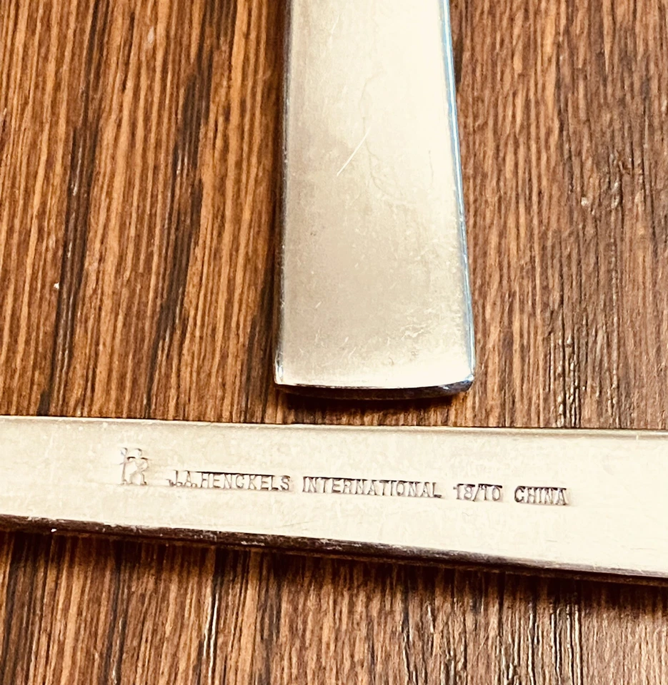 JA Henckels Pavillion 18/10 Glossy 4-Serving Meat Fork Serving Pierced Sugar - Image 4 of 4