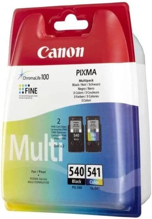 Canon PG-540 / CL-541 Tintenpatrone schwarz und farbig Multipack - Bild 2 von 3