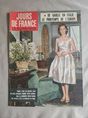 JOURS DE FRANCE 242 Paola Beaudouin De Gaulle en Italie - Afbeelding 1 van 3