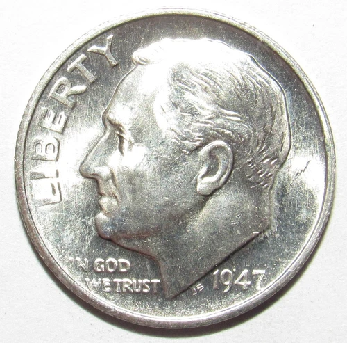 1947 S Roosevelt Dime CH BU (N109)