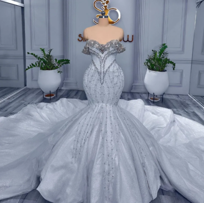 arabic lace mermaid wedding dress Save Big on Bulk Arabic Mermaid Wedding Dresses Arabic Champagne Mermaid Wedding Dress 3D Lace Long