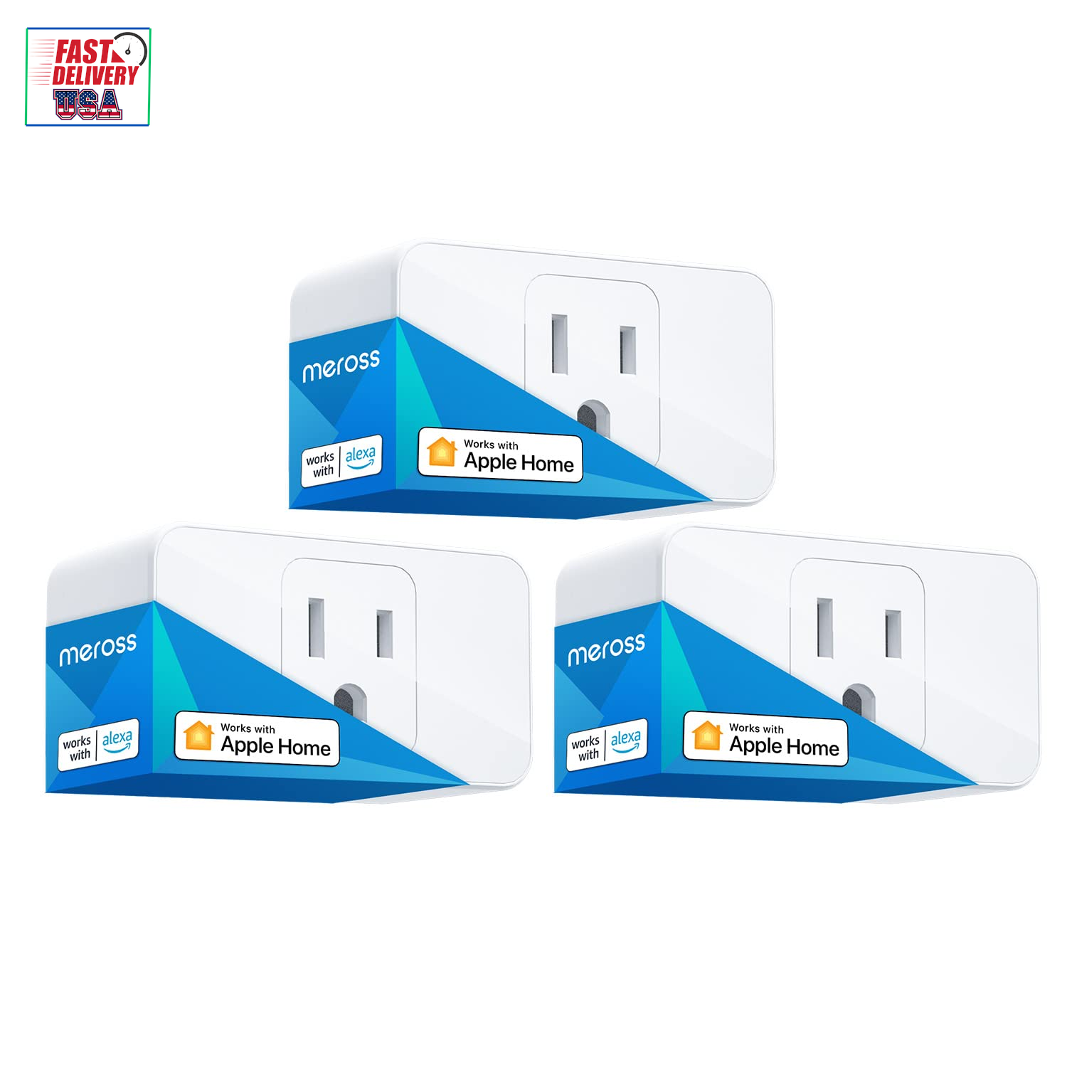 Smart Plug Mini Support Apple Homekit, Siri, Alexa, Echo and Nest Hub, App Contr-image