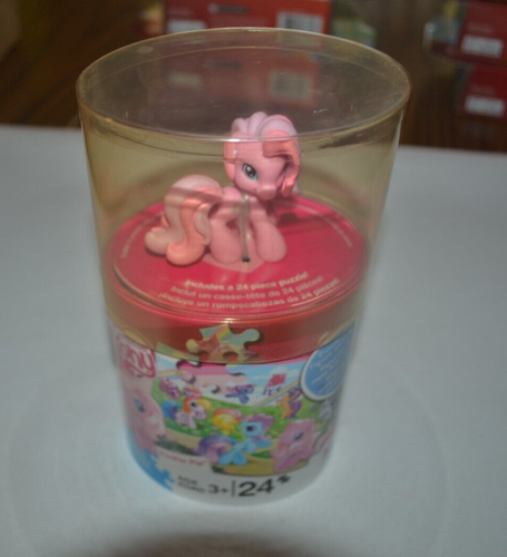 MY LITTLE PONY 2008 MB PUZZLE - INCLUDES PINKIE PIE FIGURE !! - Picture 1 of 3