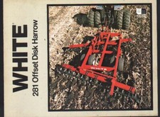 White "281 Offset Disk Harrow" Brochure Leaflet