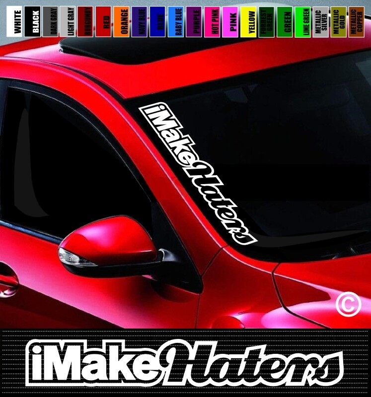 Import Car Stickers Pata Car Glass Sticker | Daraz.com.bd