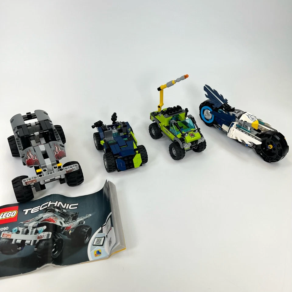 Lego Technic Lot Of 4 Incomplete Sets Bike Rex Treme Truck Volcano Explorer - Image 2 of 4