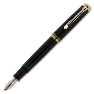 Pelikan Souveran M600 Black Fountain Pen -Extra  Fine