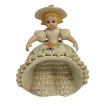 1950's Lefton " Bloomer Girl" Southern Bell Hand Painted